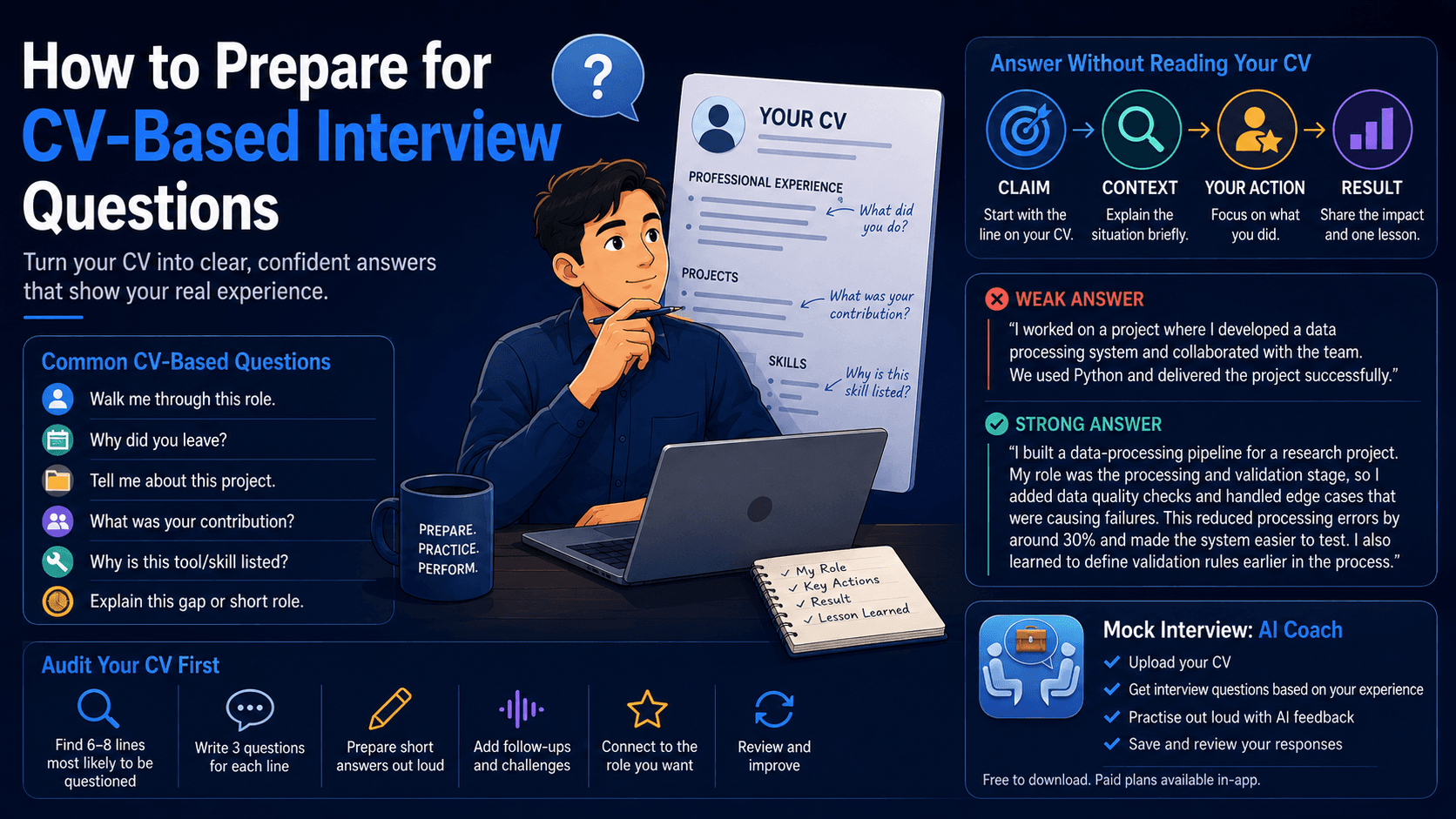 How to answer CV-based interview questions